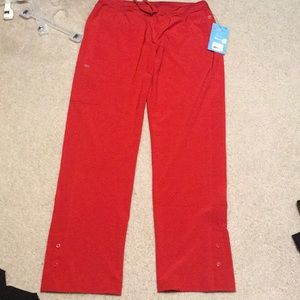 Barco one red scrub pants medium